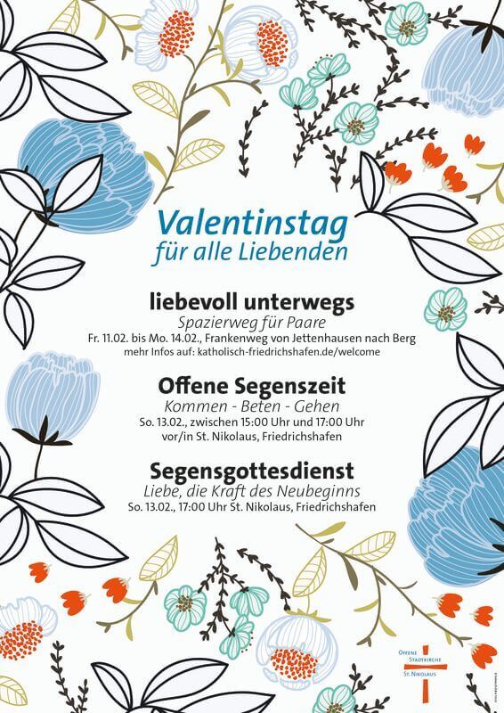 Valentinsweg - offene Segenszeit - Valentinsgottesdienst