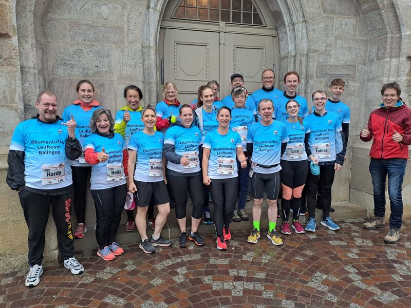 Wir nehmen als ökumenisches Laufteam beim Balinger Firmenlauf teil